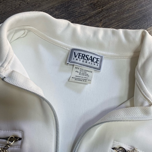 Versace intense cream color body suit. Authentic. Used good condition. US 14/XL - Picture 2 of 2
